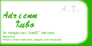 adrienn kubo business card